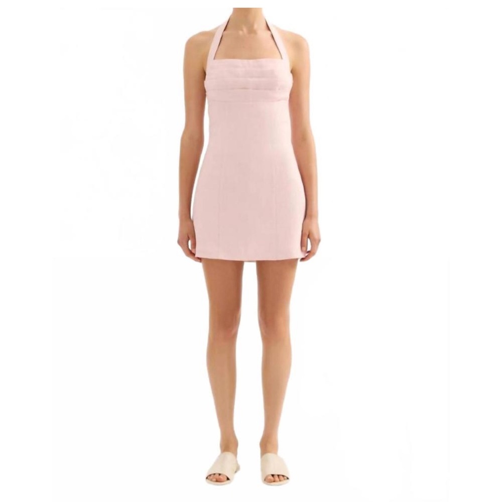 Nude Lucy Reyes Linen Mini Dress